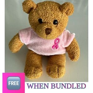 🆓 Free When Bundled 2001 Avon Breast Cancer Awareness Bear